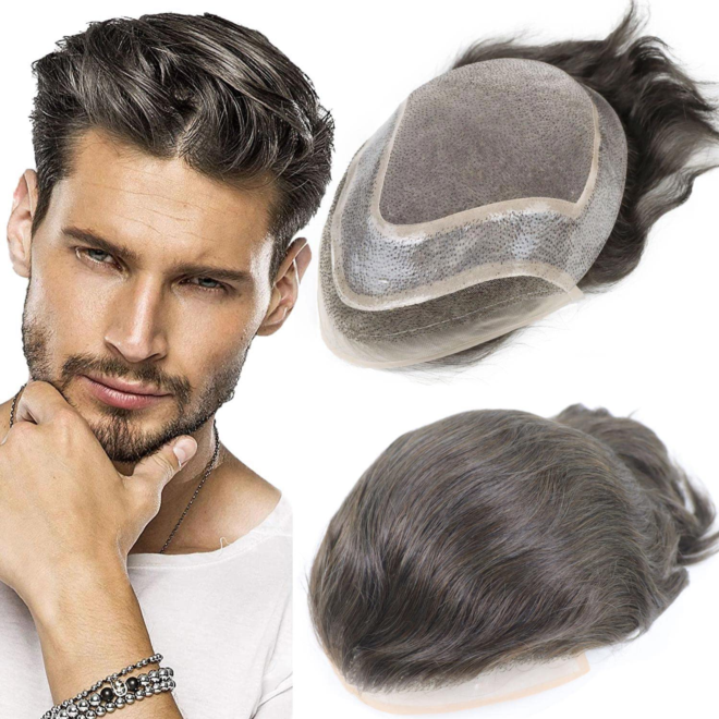Best Mens Toupee for Natural Hairline and Secure Fit - image 1