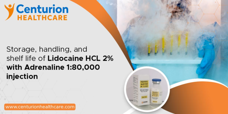 Lidocaine HCL 2% with adrenaline 1:80,000 injection exporter in India | centurionhealthcare - image 1