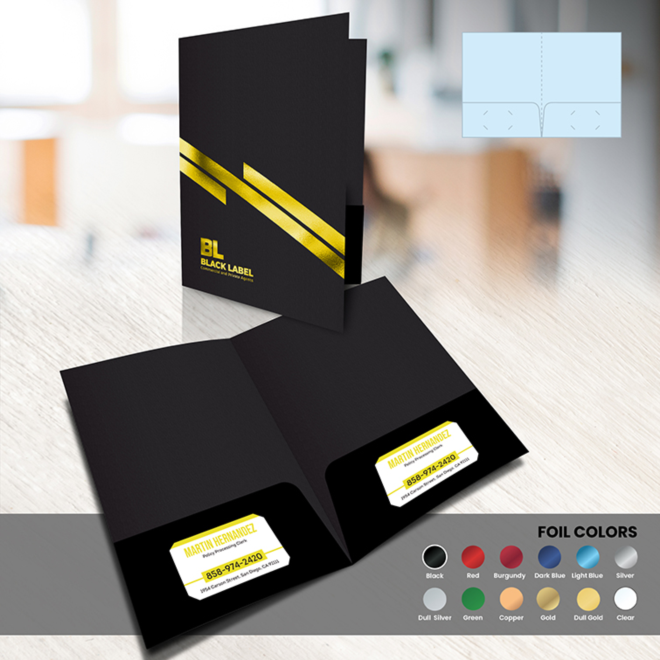 Buy Silk Presentation Folders at PrintMagic - image 1