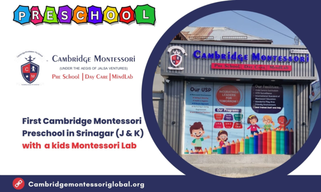 First Cambridge Montessori Preschool in Srinagar (J & K) with a Kids Montessori Lab - image 1