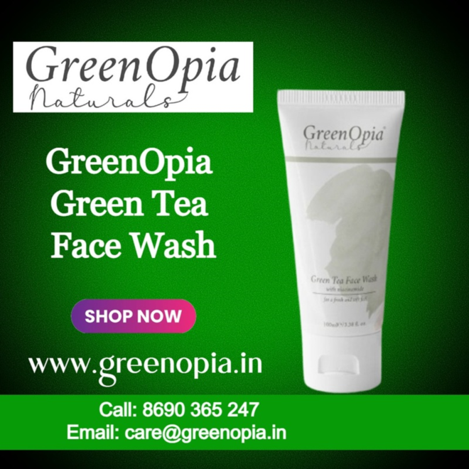 Refresh Your Skin with GreenOpia Green Tea Face Wash with Niacinamide - image 1