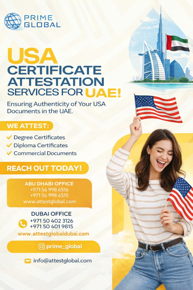 Hassle-Free US Document Authentication and Attestation Services in UAE - image 1