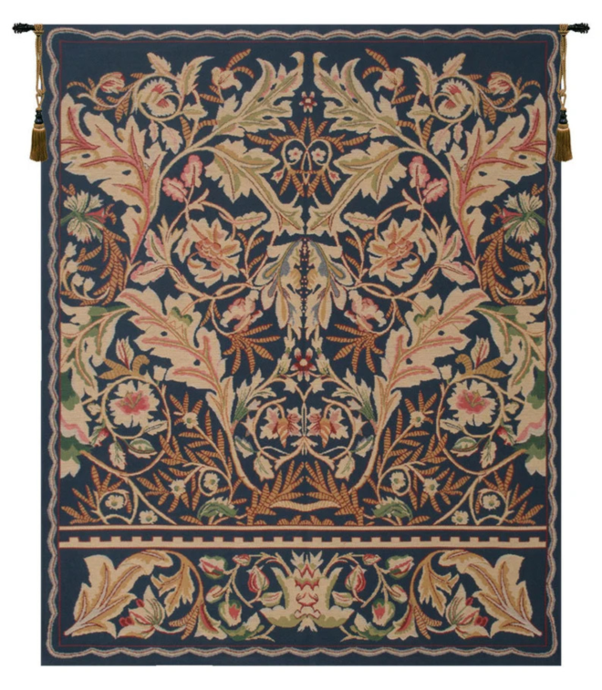 Timeless Acanthus Leaf Woven Wall Hanging - image 1