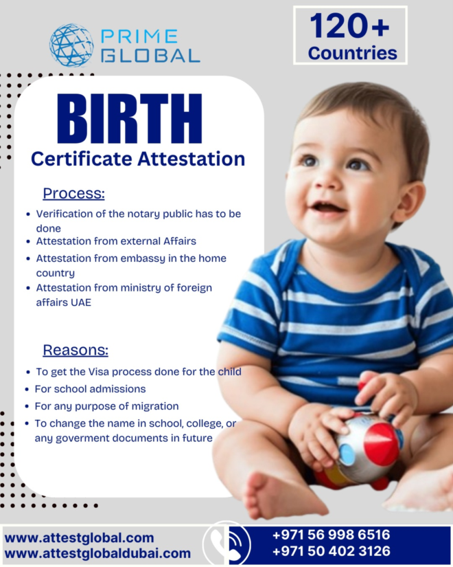 UAE-Approved Birth Certificate Attestation for Official Purposes - image 1