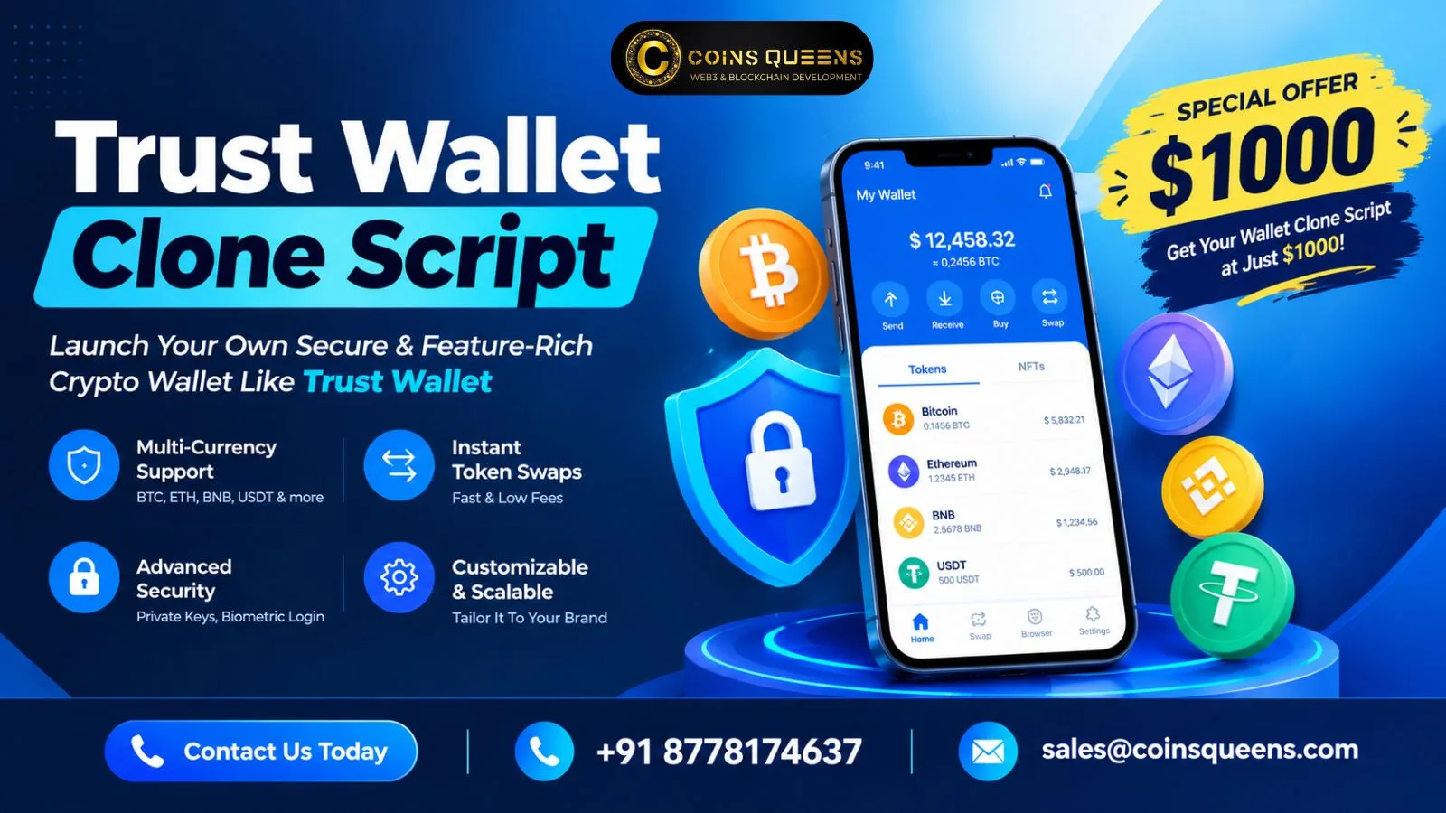 Get the Trust Wallet Clone Script for just $1000 - image 1
