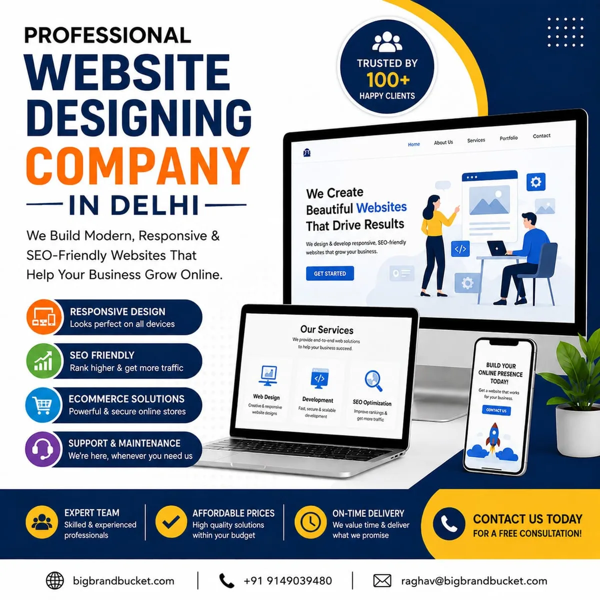 Professional Website Designing Company in Delhi | Responsive & SEO-Friendly Websites - image 1