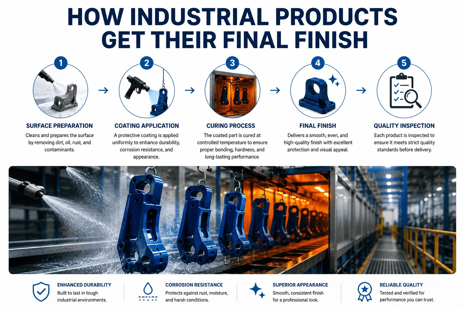 How Industrial Products Get Their Final Finish - image 1