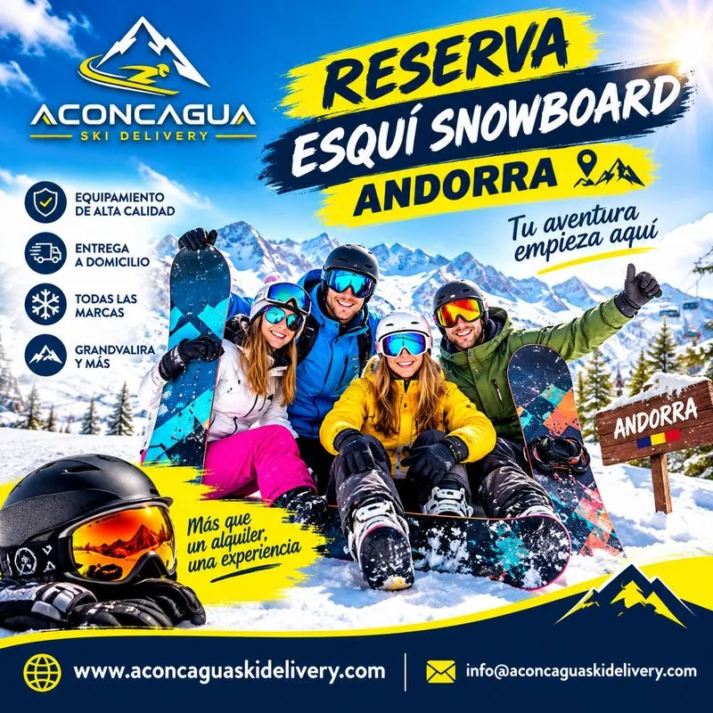 Reserva esqui snowboard Andorra para principiantes y expertos amantes de la nieve - image 1