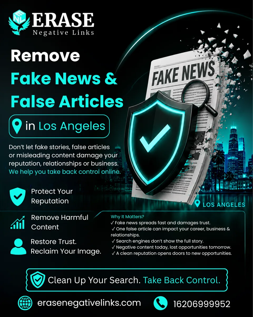 Remove Fake News & False Articles in Los Angeles - image 1