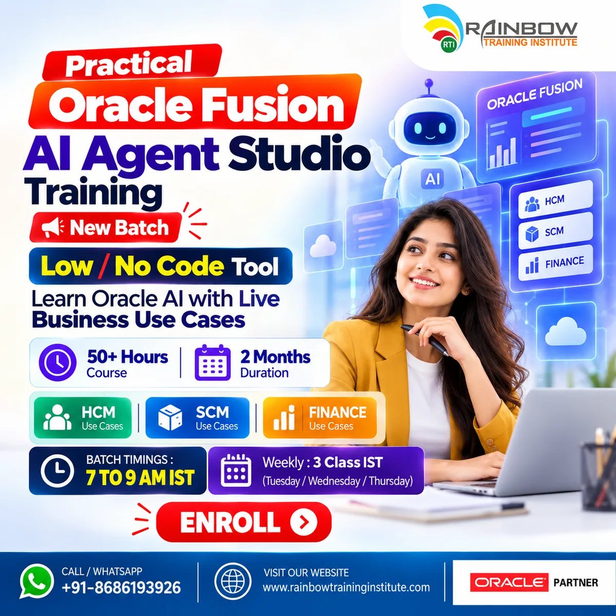 Oracle Fusion AI Agent Studio Online Training Hyderabad - image 1