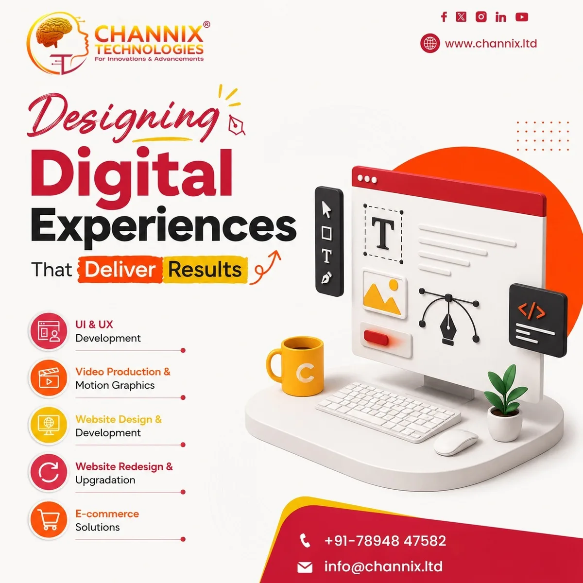 Video Production & Motion Graphics Services in India | Channix Technologies - image 1