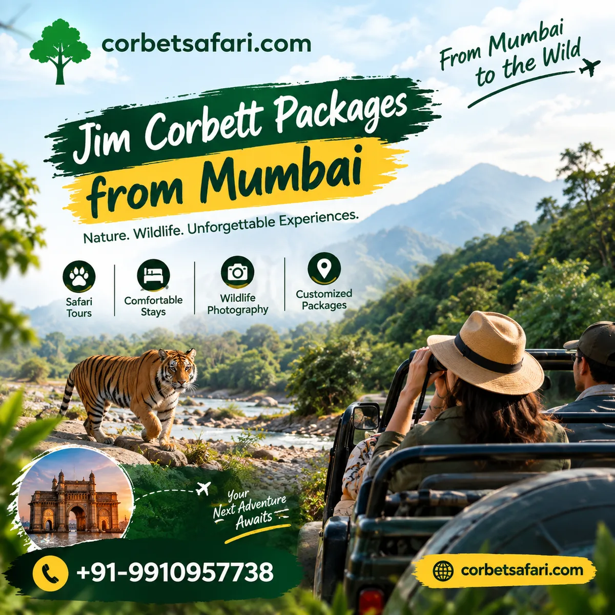 Do tour agents offer jim corbett packages from mumbai deals? - image 1