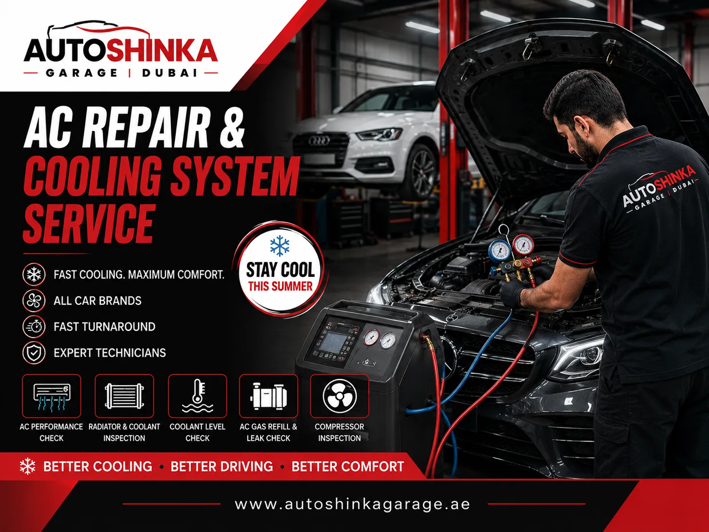 AC Repair & Cooling System Service – Fast Turnaround – All Car Brands – Dubai - image 1