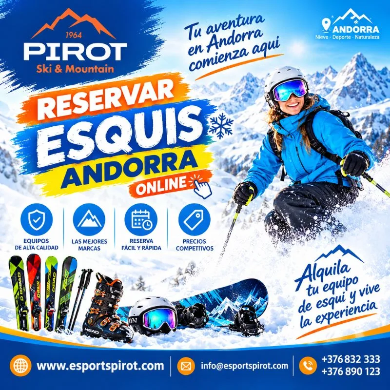 Esports Pirot: Tu Opción para Reservar Esquís Andorra Online - image 1