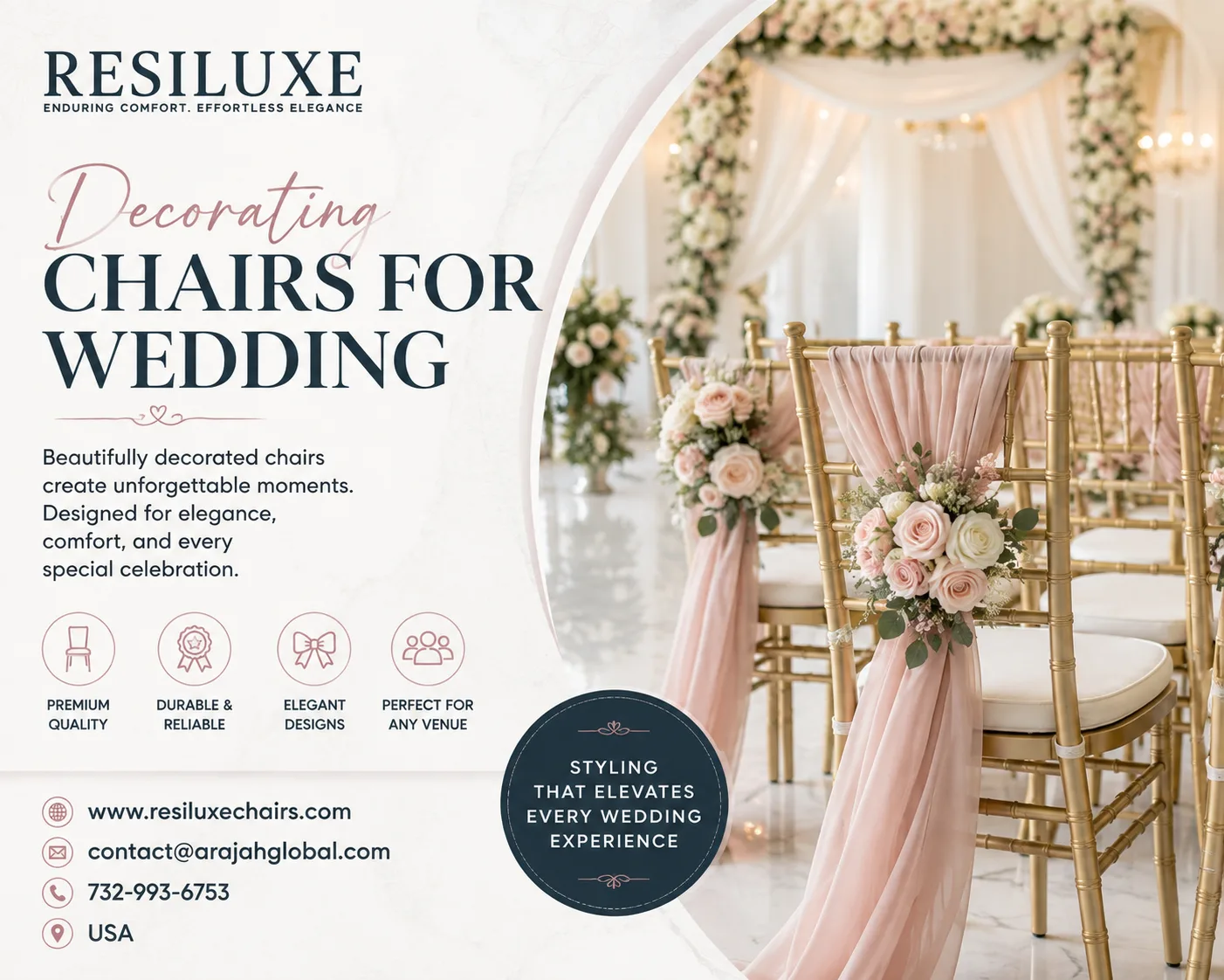 Durable Event Seating for Weddings and Receptions - image 1