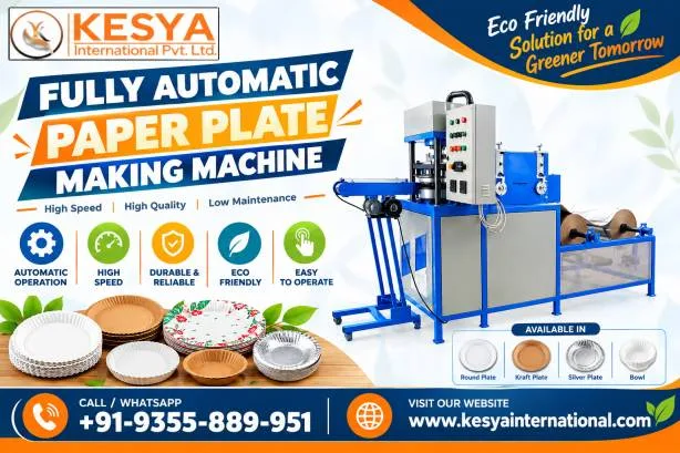Paper Plate Making Machine | Fully Automatic Paper Plate Making Machine - image 1