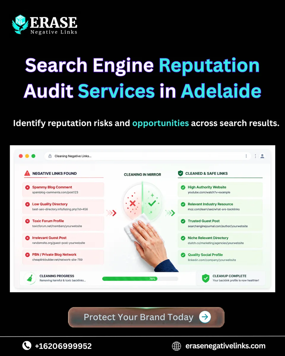 Erase Negative Links – Professional Reputation Audit Services in Adelaide - image 1