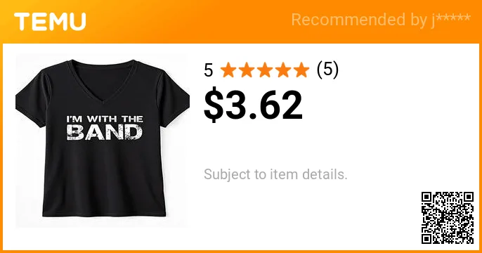'I'm With the Band' T-Shirt and More! - image 1