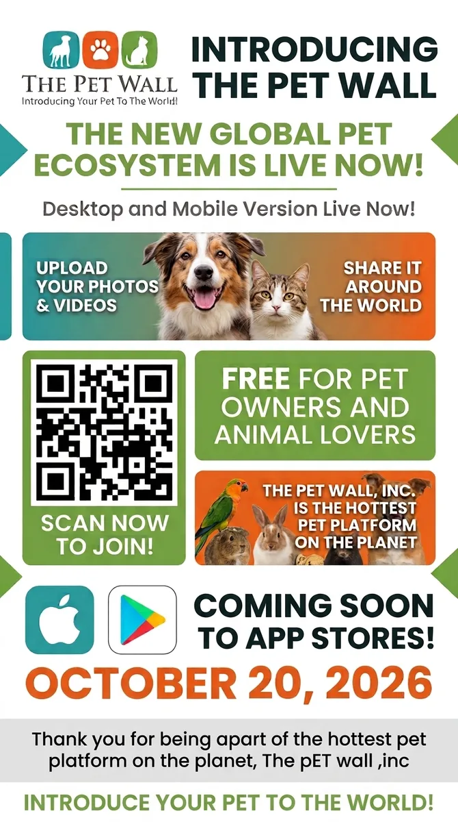 The Pet Wall: The New Global Pet Ecosystem Is Live, Free for Pet Owners - image 1