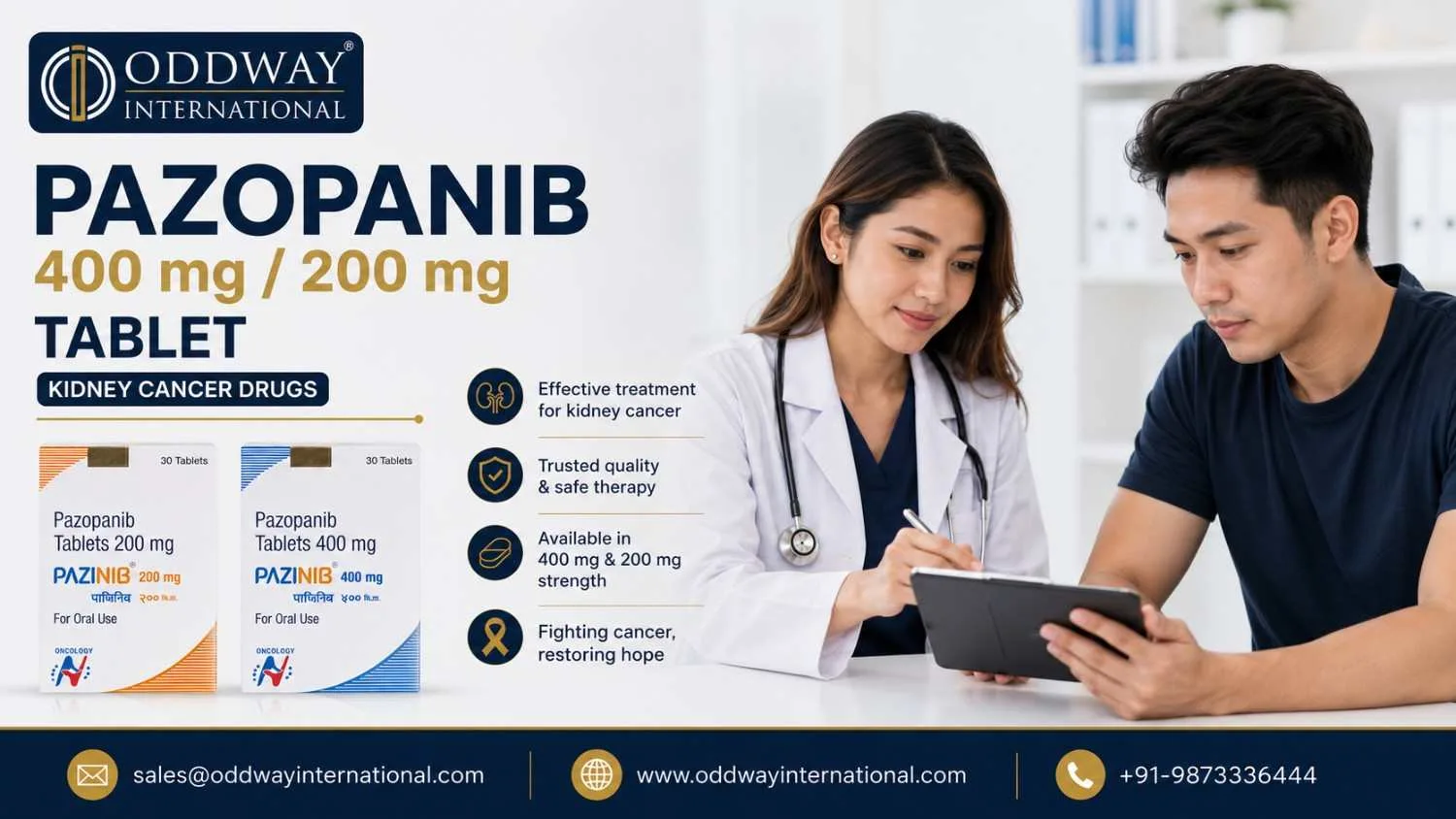 Explore Pazopanib 400 Mg Price for Qatar Bulk B2B Buyers - Oddway - image 1