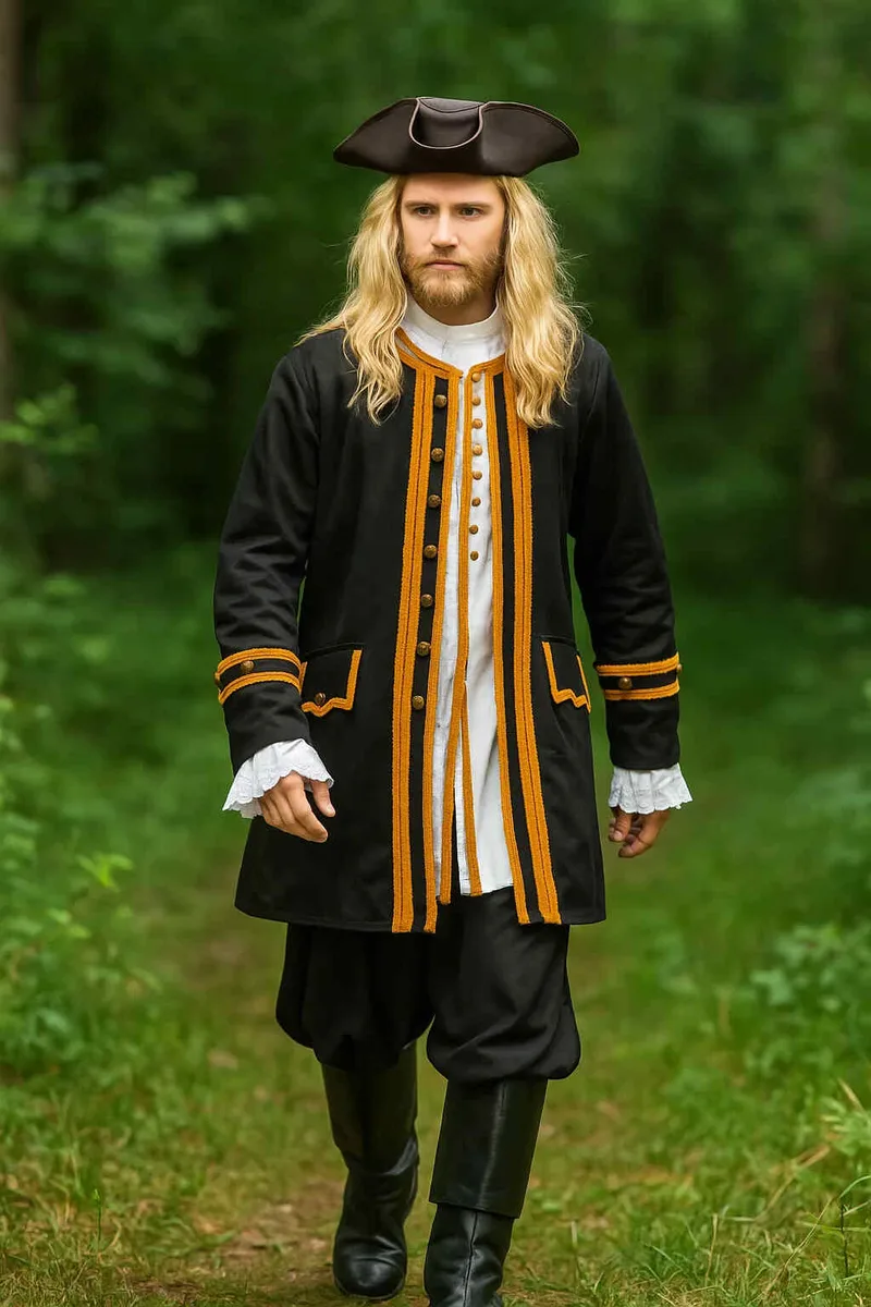 Privateer Pirate Clothing for Men | Pirate Captain Outfits - image 1