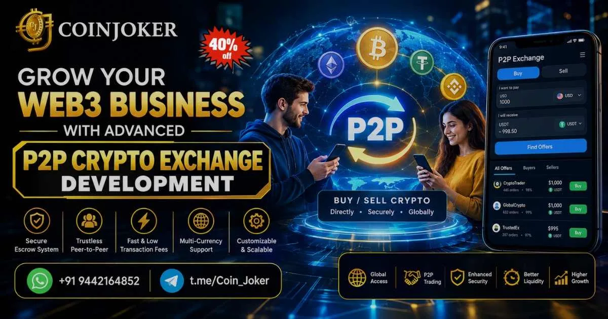 Grow Your Web3 Business with Advanced P2P Crypto Exchange Development - image 1