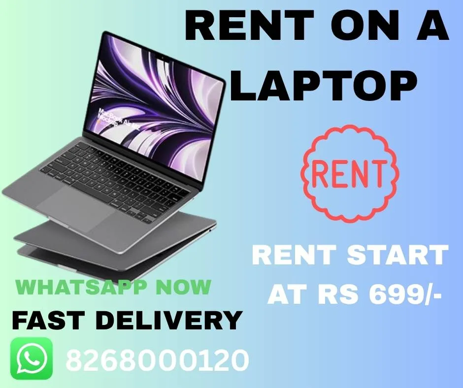 laptop on rent at Rs 699/- Mumbai, Vashi, Belapur, Navimumbai - image 1
