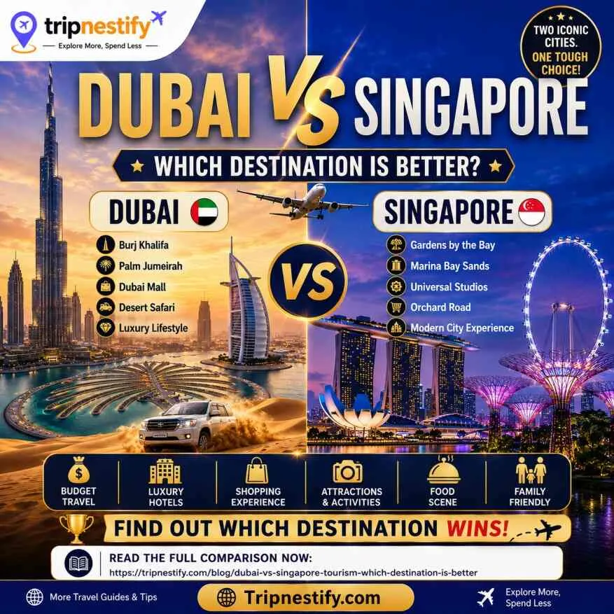 Dubai vs Singapore: Which Destination Is Better for Travel, Tourism & Attractions? - image 1