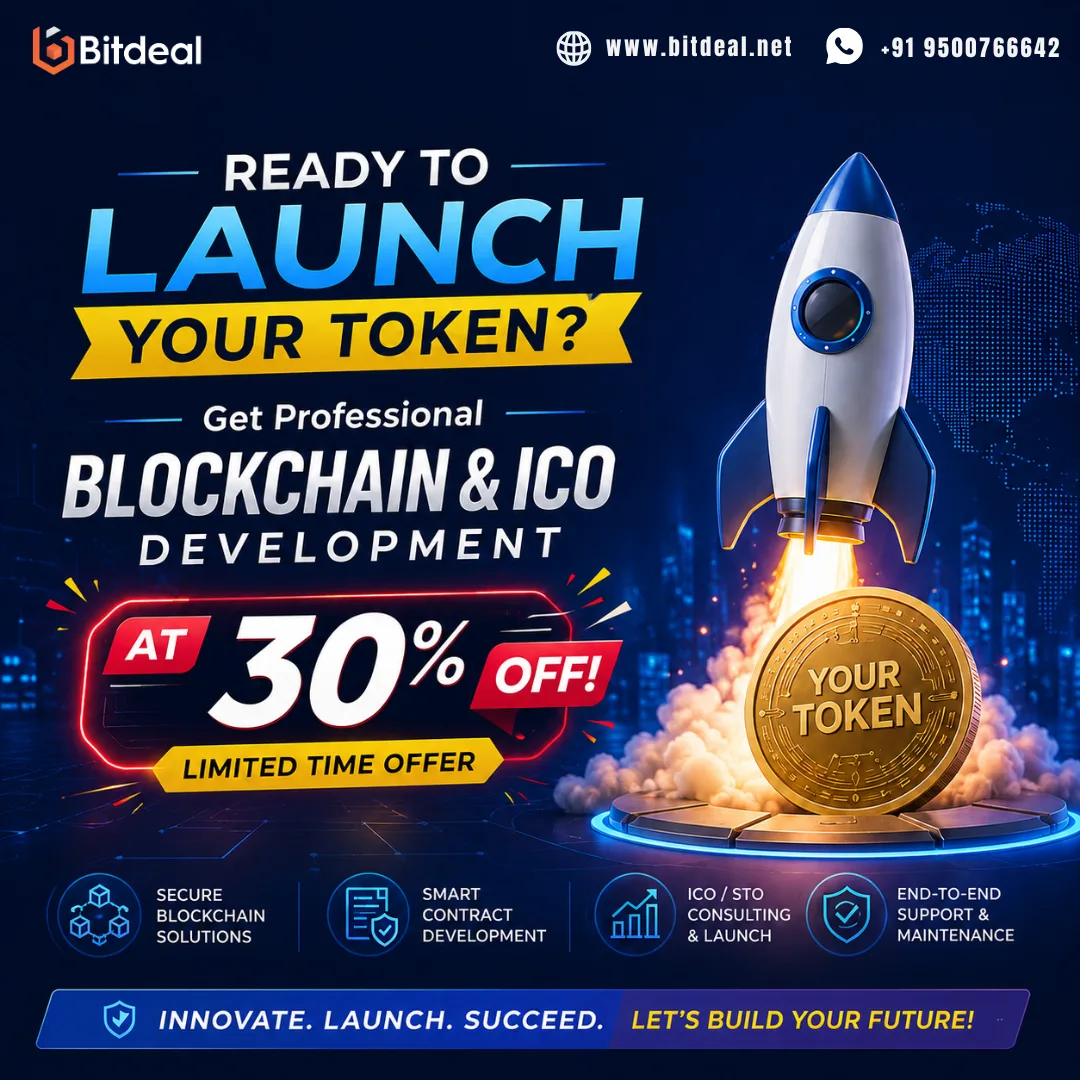 Ready to Launch Your Token? Get Blockchain & ICO Development at 30% OFF! - image 1