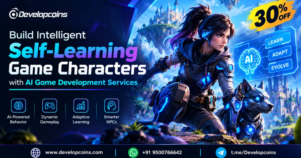 Build Intelligent Self-Learning Game Characters with AI Game Development Services - image 1
