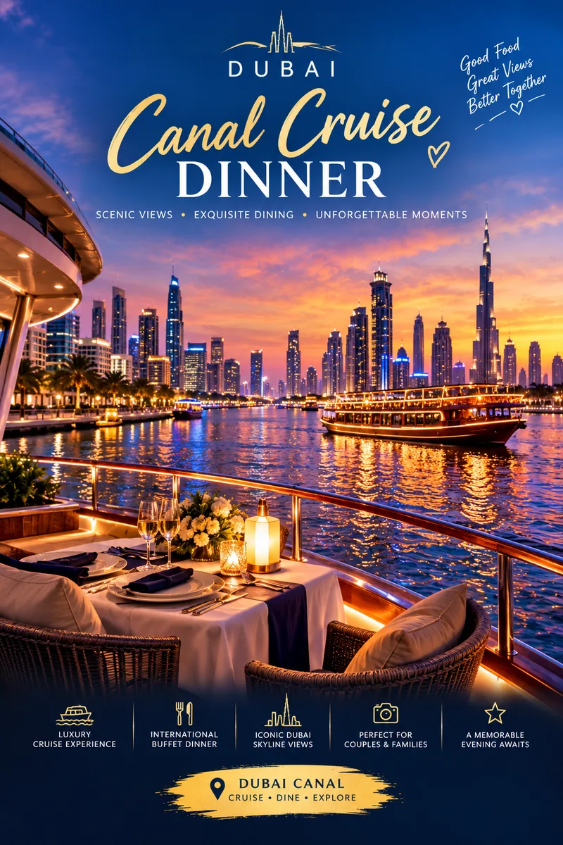 Dubai Canal Cruise Dinner - image 1