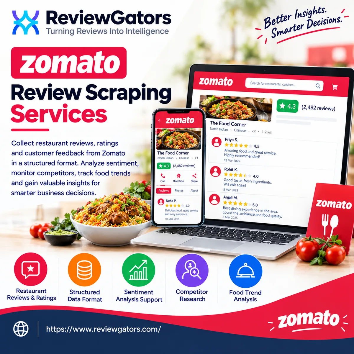 Zomato Review Scraping Services - image 1