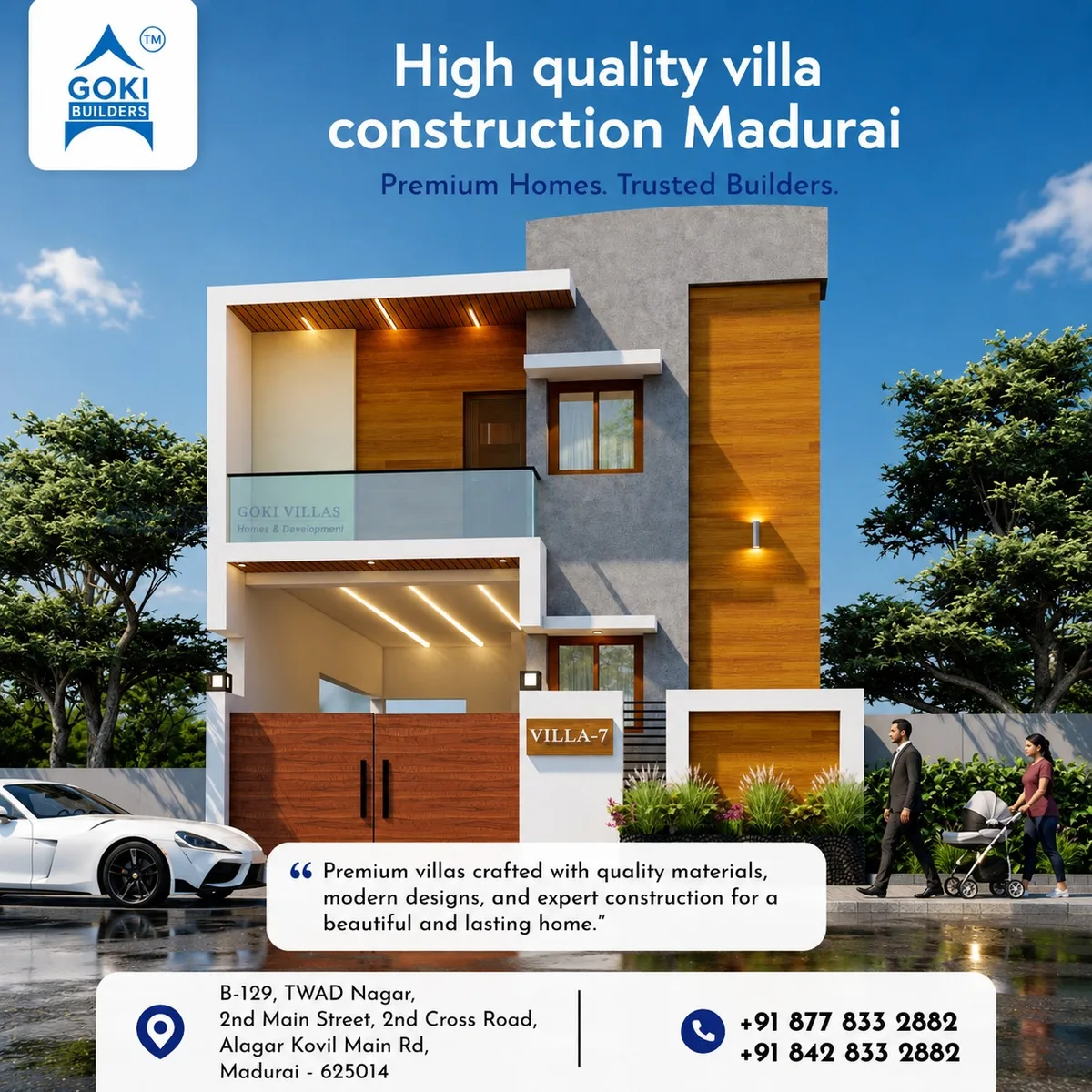 What Makes High Quality Villa Construction in Madurai a Smart Choice? - image 1