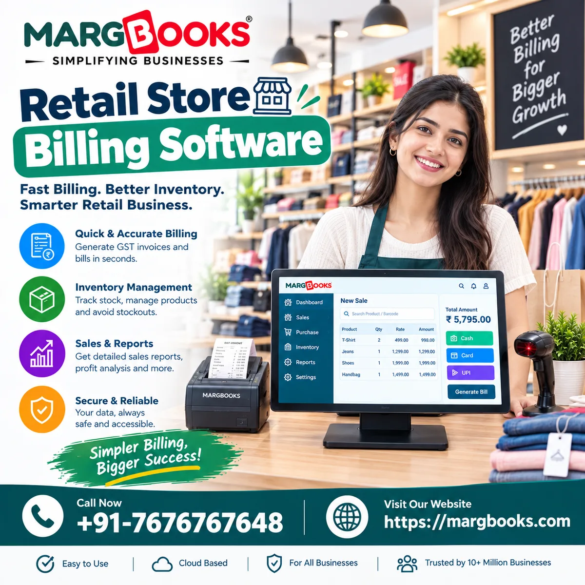 Retail Store Billing Software for Easy Invoicing | MargBooks - image 1