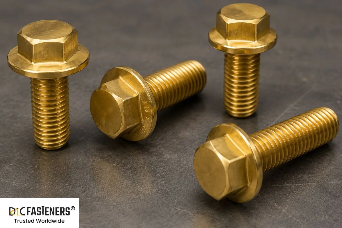 Brass Flange Bolts Supplier | Brass Bolts - image 1
