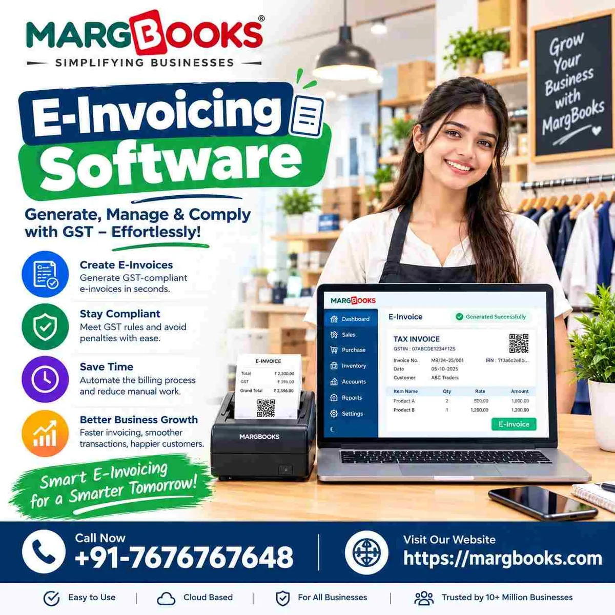 E-Invoicing Software for Retailers and Wholesalers | MargBooks - image 1