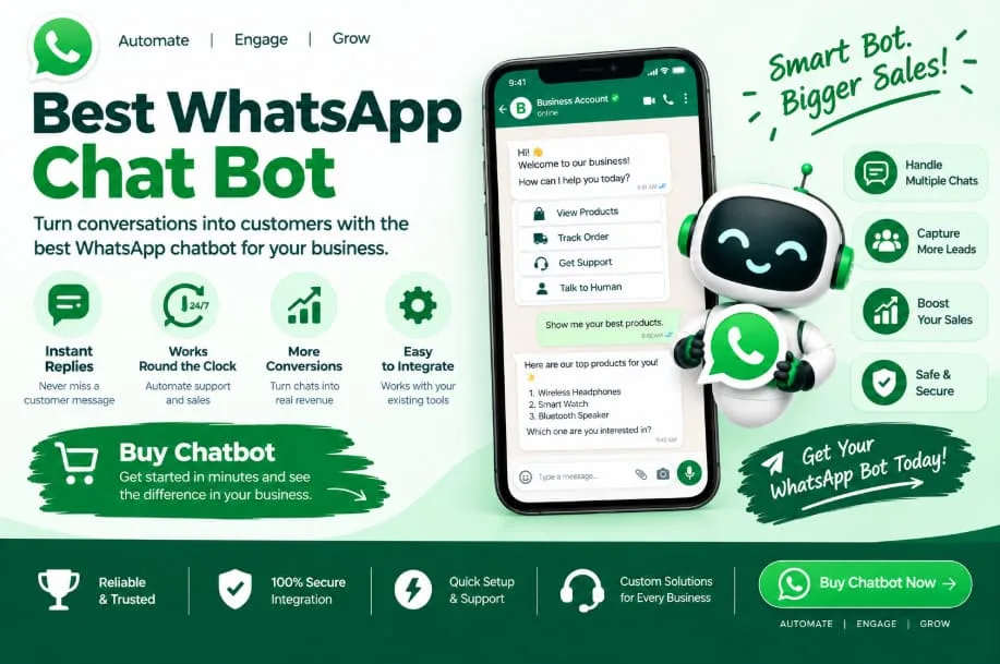 Best Whatsapp Chat Bot | buy chatbot - image 1