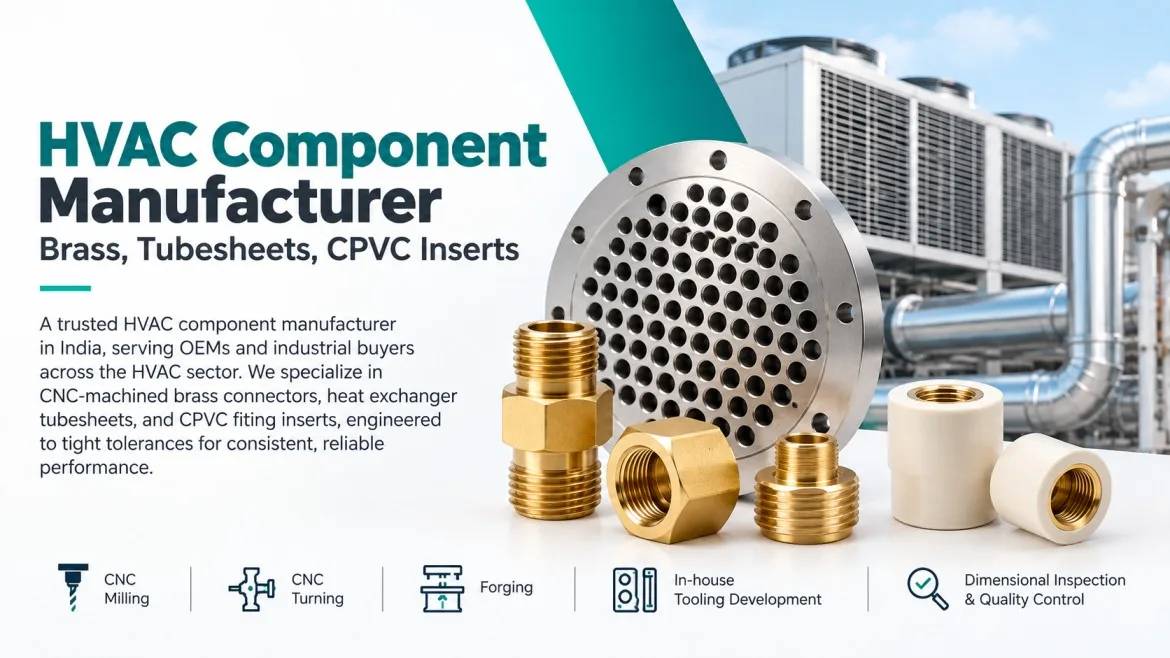 HVAC Component Manufacturer – Brass, Tubesheets, CPVC Inserts - image 1