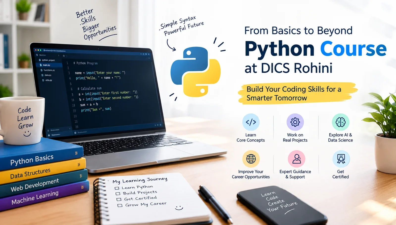 From First Code to Real Projects: Learn Python Programming in Rohini - image 1