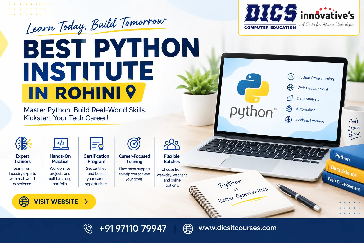 Best Python Institute in Rohini | Practical Python Programming Training - image 1