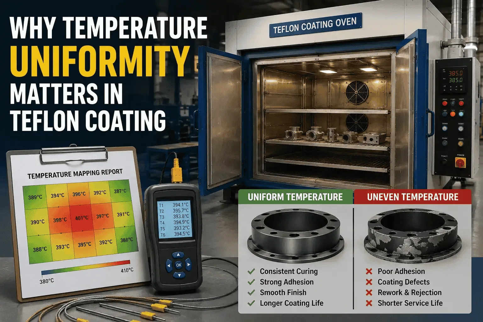 Temperature Uniformity in Teflon Coating - image 1