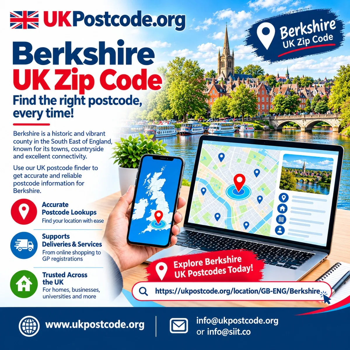 Berkshire UK Zip Code - image 1