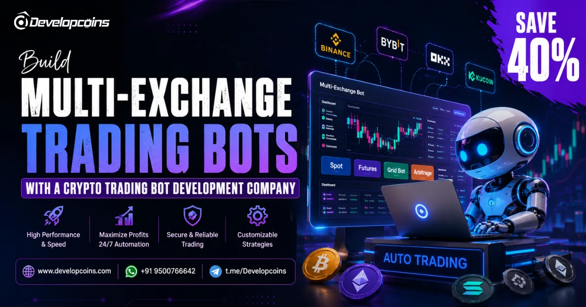 Build Multi-Exchange Trading Bots with a Crypto Trading Bot Development – Save 40% - image 1