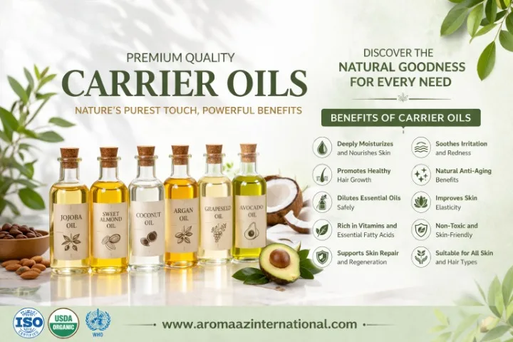 Bulk Carrier Oils Supplier | Wholesale Natural Oils Aromaaz International - image 1