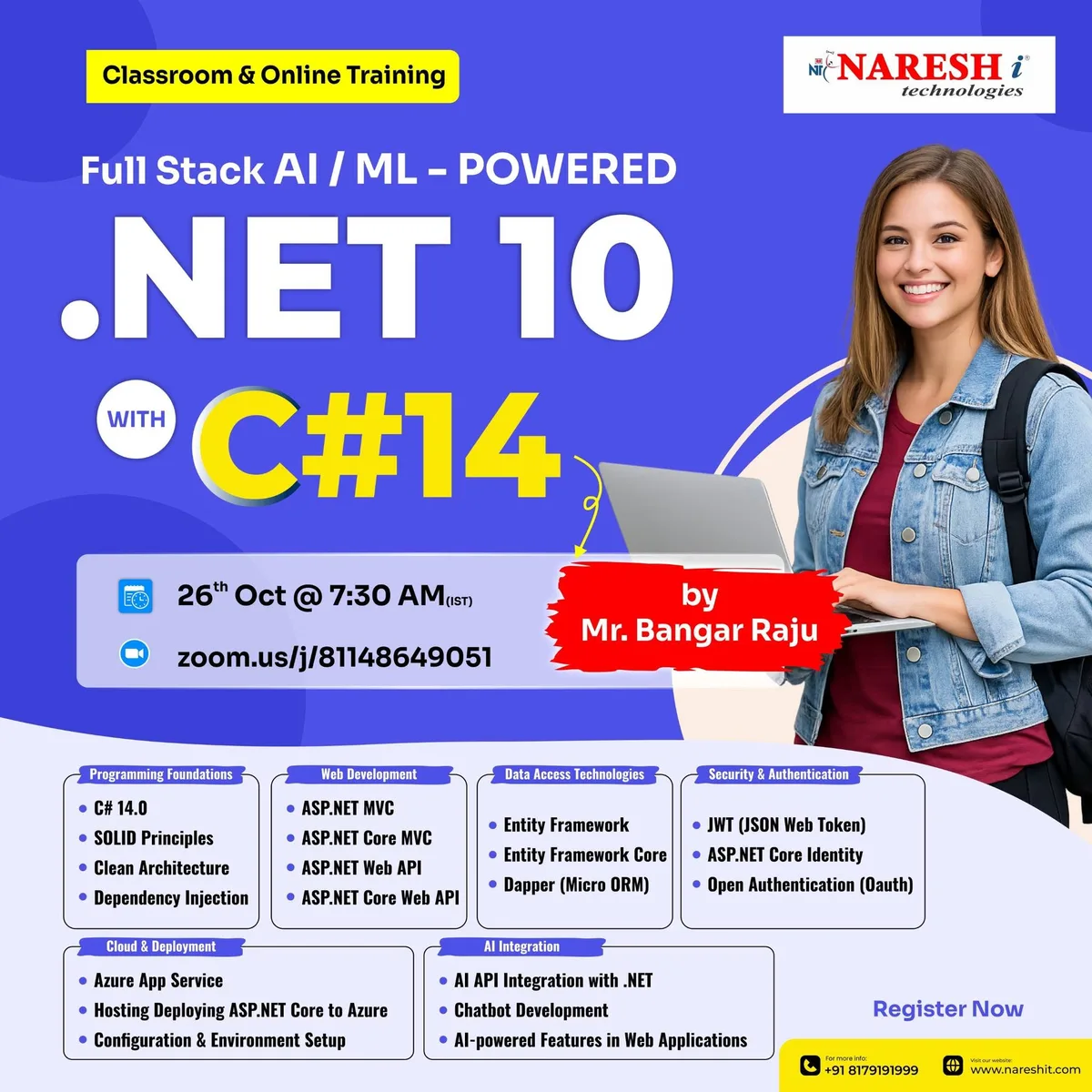 Build Modern .NET Skills with C# 14, AI Integration & Cloud Deployment - image 1