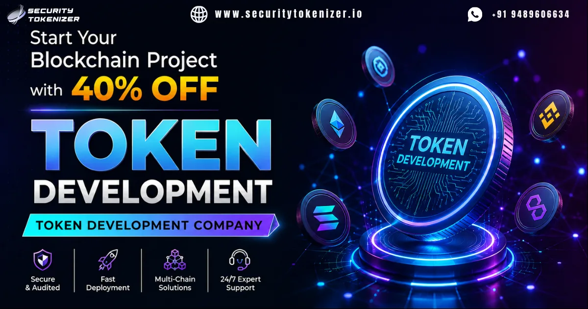 Start Your Blockchain Project with 40% OFF Token Development - image 1