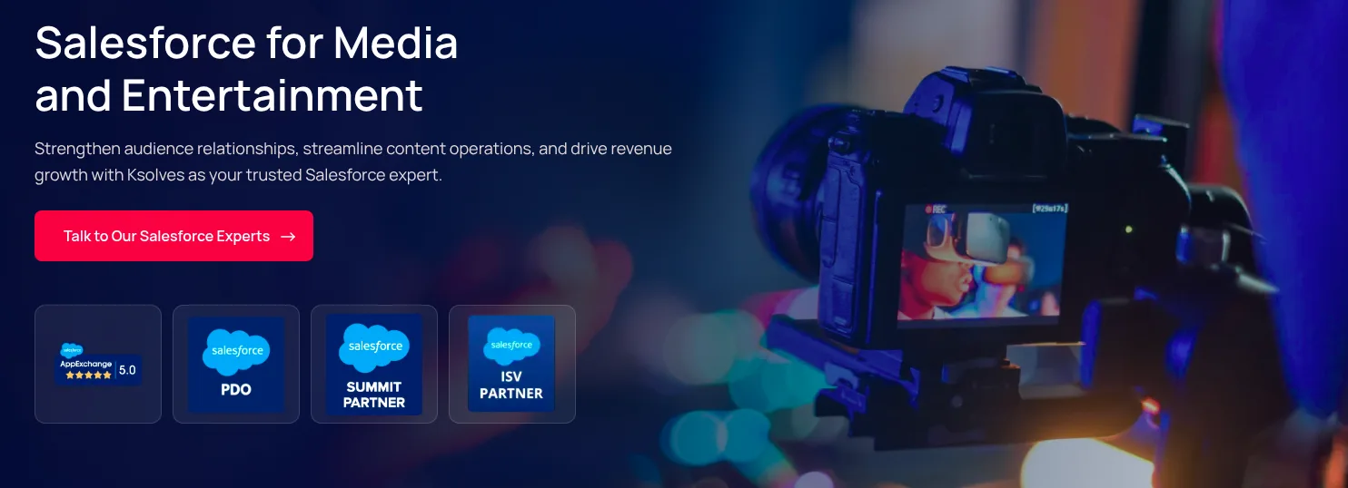 Salesforce Implementation for Media and Entertainment Industry – Ksolves - image 1