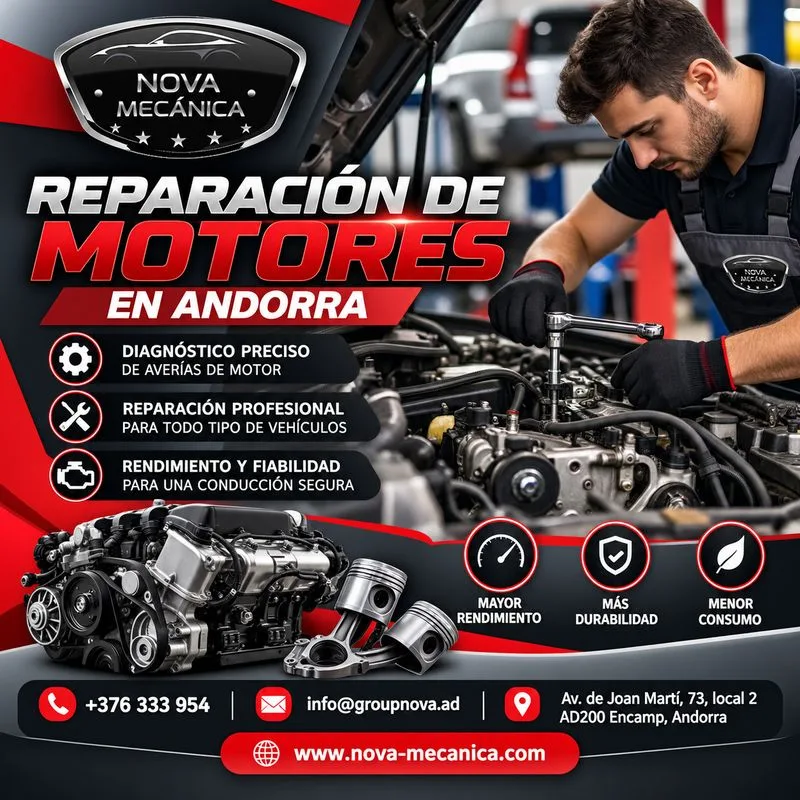 Reparación de motores en Andorra para todo tipo de vehículos - image 1