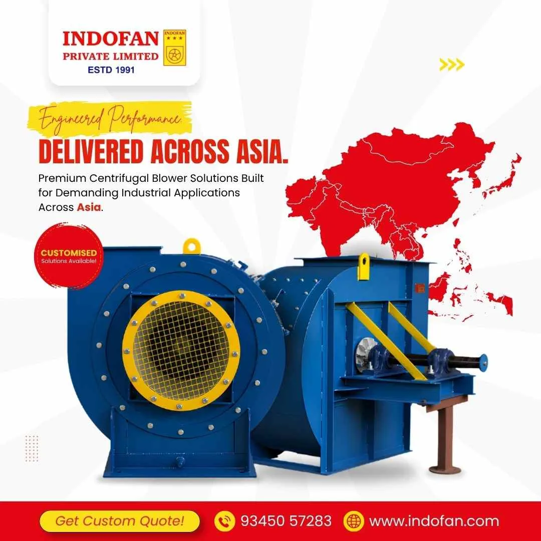 Leading Centrifugal Fan Manufacturers in India – Engineered Performance Delivered Across Asia - image 1