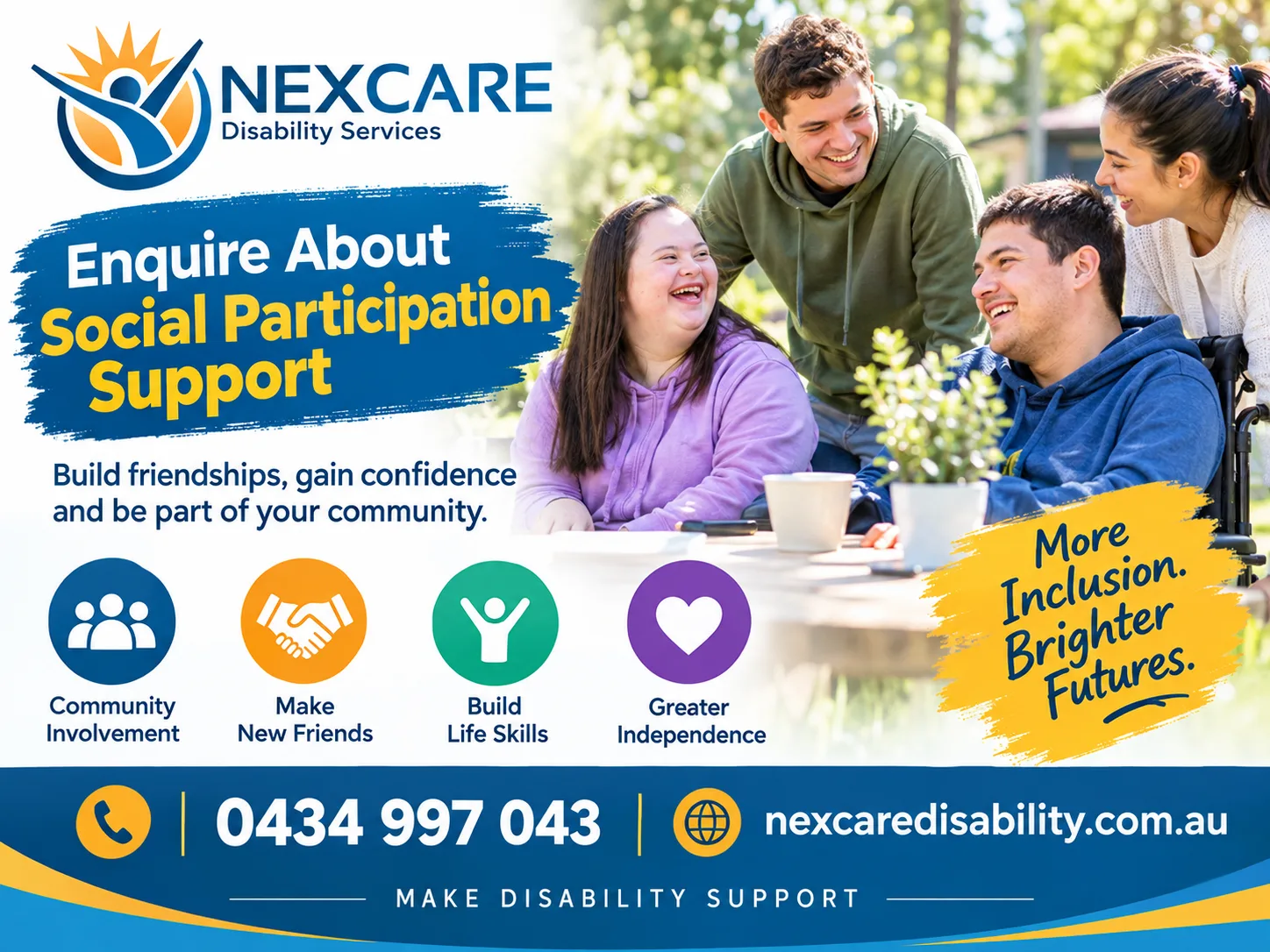 Enquire About Social Participation Support - image 1